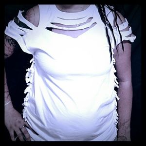 Custom cut tee shirt